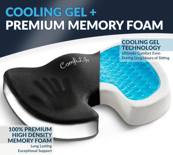 Coccyx Gel Seat Cushion - Image 9
