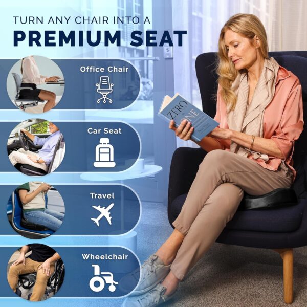 Coccyx Gel Seat Cushion - Image 4