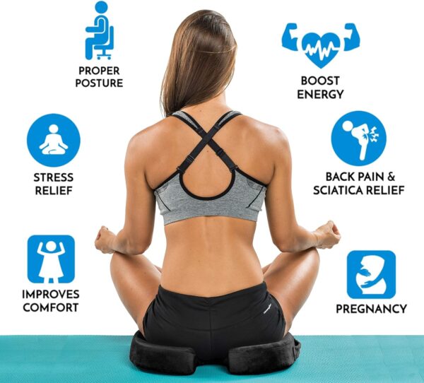 Coccyx Gel Seat Cushion - Image 6