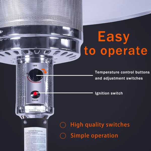 Outdoor patio space Gas heater - Image 15