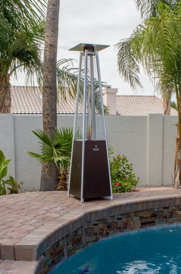 Pyramid Glass Tube Patio Heater - Image 8
