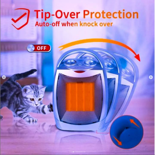 Portable Ceramic Space Heater - Image 7