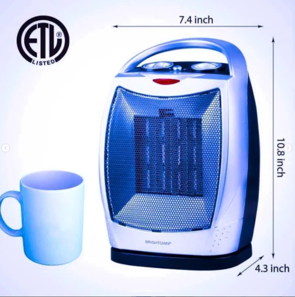 Portable Ceramic Space Heater - Image 9