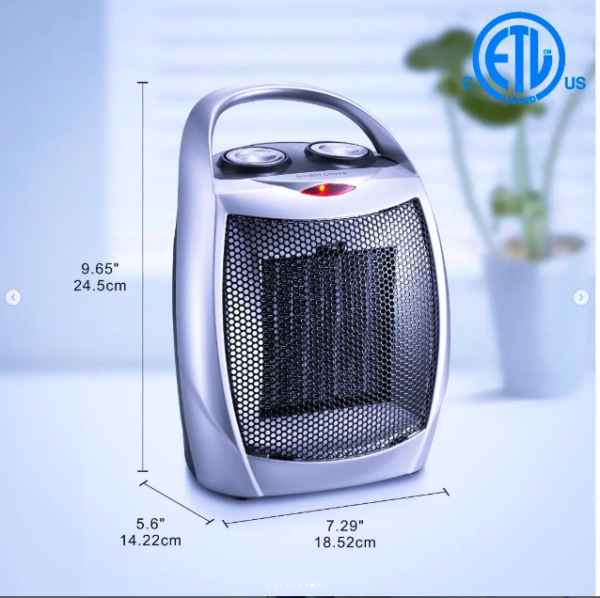Portable Ceramic Space Heater - Image 2