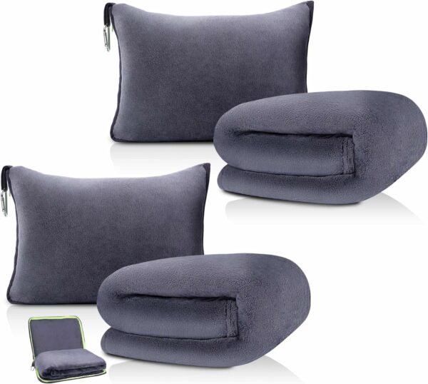 Travel Blanket and Pillow Set 2-in-1