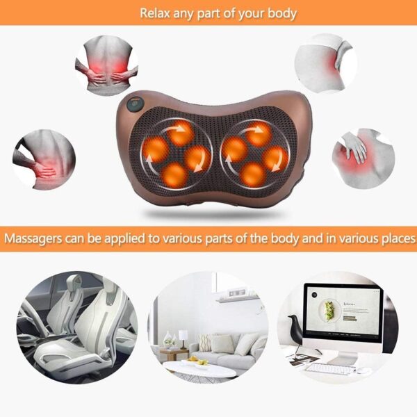 Electronic Massage Pillow with Heat - Image 2