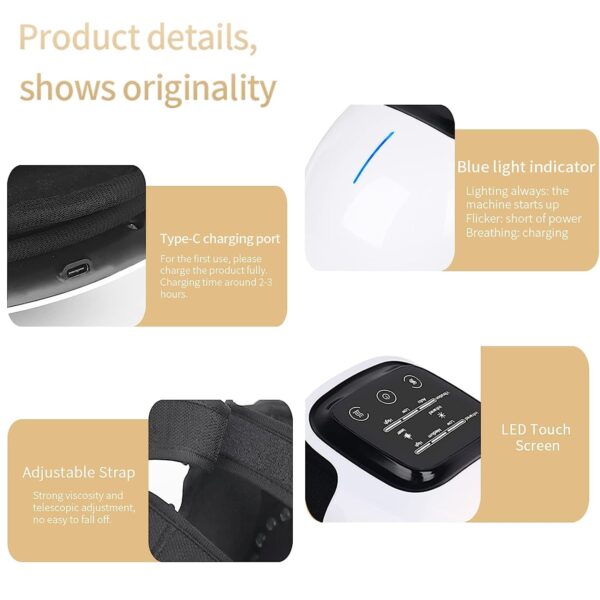 Knee Massager – Heat and Vibration Therapy for Joint Pain Relief - Image 8