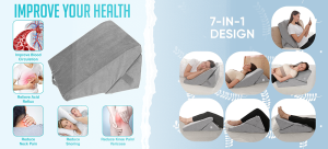 The Wedge Pillow Set That Transforms Your Bed into a Comfort Haven