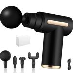 4 head massage gun: deep tissue relief and full body recovery