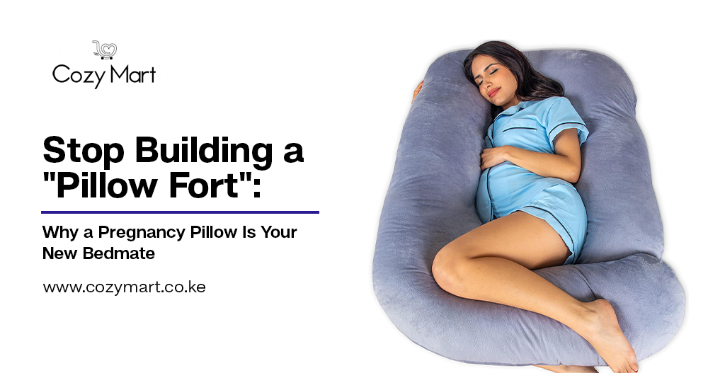 Stop Building a “Pillow Fort”: Why a Pregnancy Pillow Is Your New Bedmate