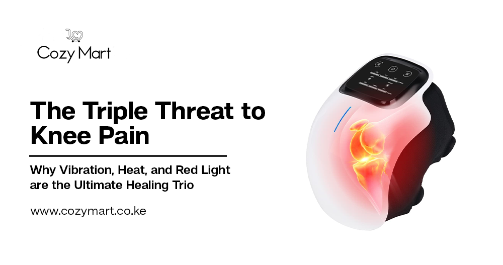 The Triple Threat to Knee Pain: Why Vibration, Heat, and Red Light are the Ultimate Healing Trio