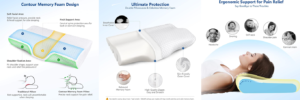 benefits of using the cervical contoured neck pillow