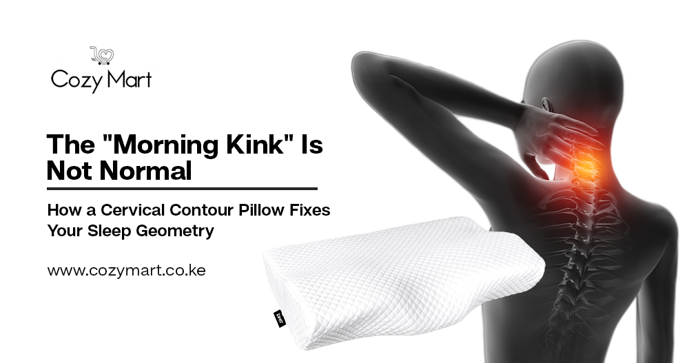 The “Morning Kink” Is Not Normal: How a Cervical Contour Pillow Fixes Your Sleep Geometry