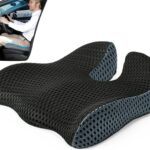 ergonomic memory foam coccyx seat cushion extra large for maximum comfort and pain relief